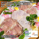 Chicken boneless-fillet skin-on LEGS-THIGHS ayam broiler paha frozen SoGood Food (price/pack 600gr 3pcs)